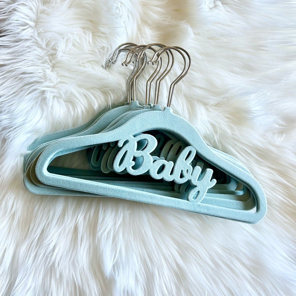 Baby Blue Hangers Set